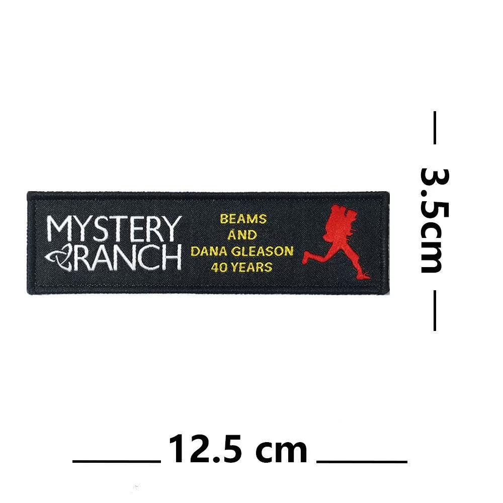

Mystery Farm Morale Badge Embroidery Velcro Badge English Alphabet Tactical Morale Badge Decorative Backpack Clothes Badge