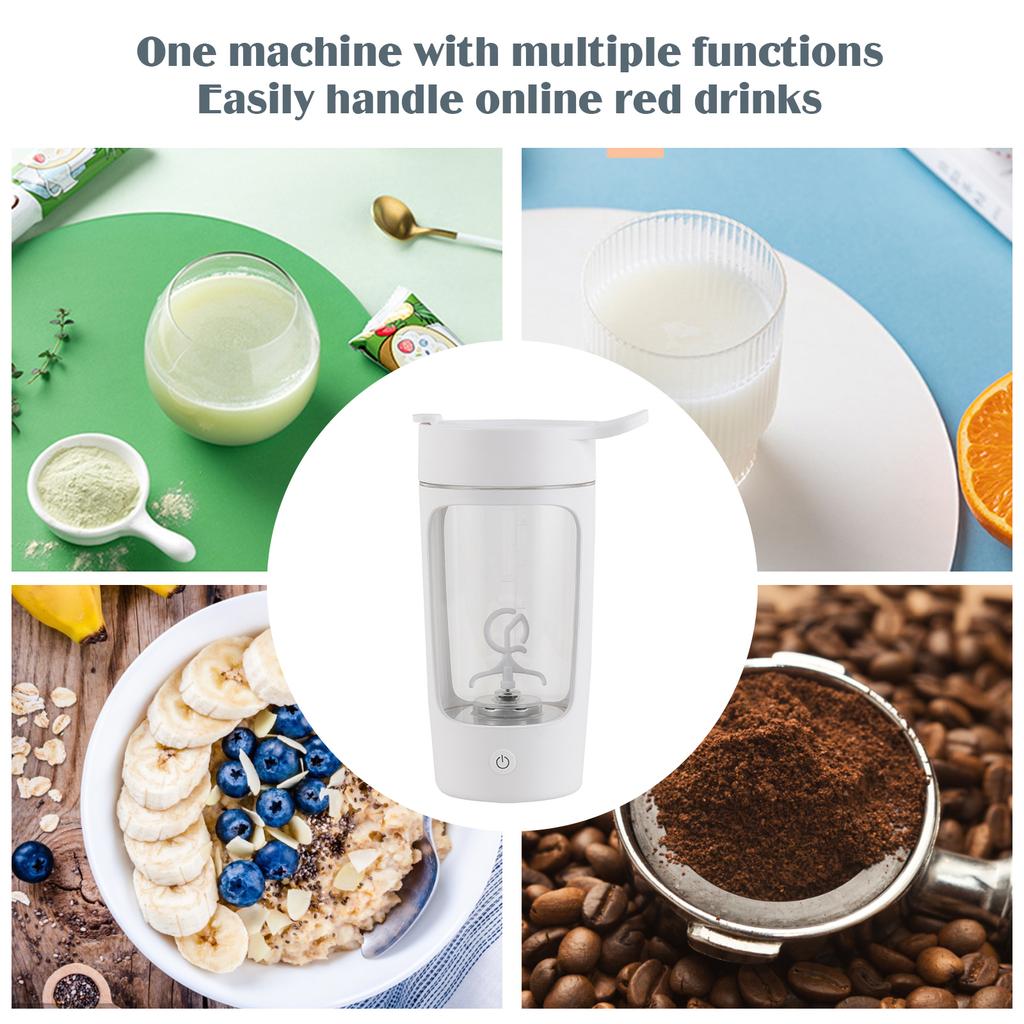 650ml Automatic Blenders Cup Leakproof 1200mAh Electric Whey Protein Mixer Cup Drinkware Christmas Gifts for Gym Sports Fitness