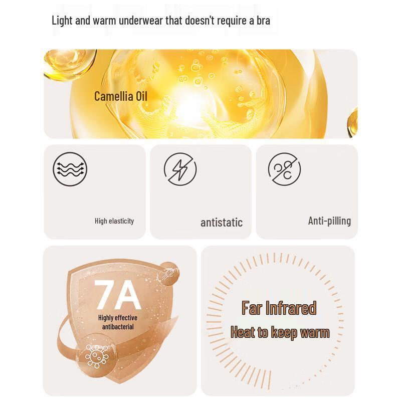 

Женский теплый жилет с маслом камелии и встроенным бюстгальтером XL