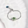 High Quality Adjustable Colored Zircon Star Pull-out Chain Rings For Women Fashion New Jewelry Gift Party Wedding Anillos Mujer