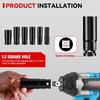 ONEVAN Torque Brushless Electric Impact Wrench 1/2 inch Screwdriver Cordless Wrench Power Tools For Makita 18V Battery