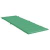 Sun Lounger Cushion Green 186 X 58 X 4 Cm Oxford Fabric