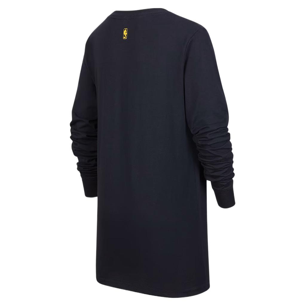 Nike T-Shirt NBA Los Angeles Lakers City Edition Cotton Pullover Long Sleeve Kids tops IR4007-010