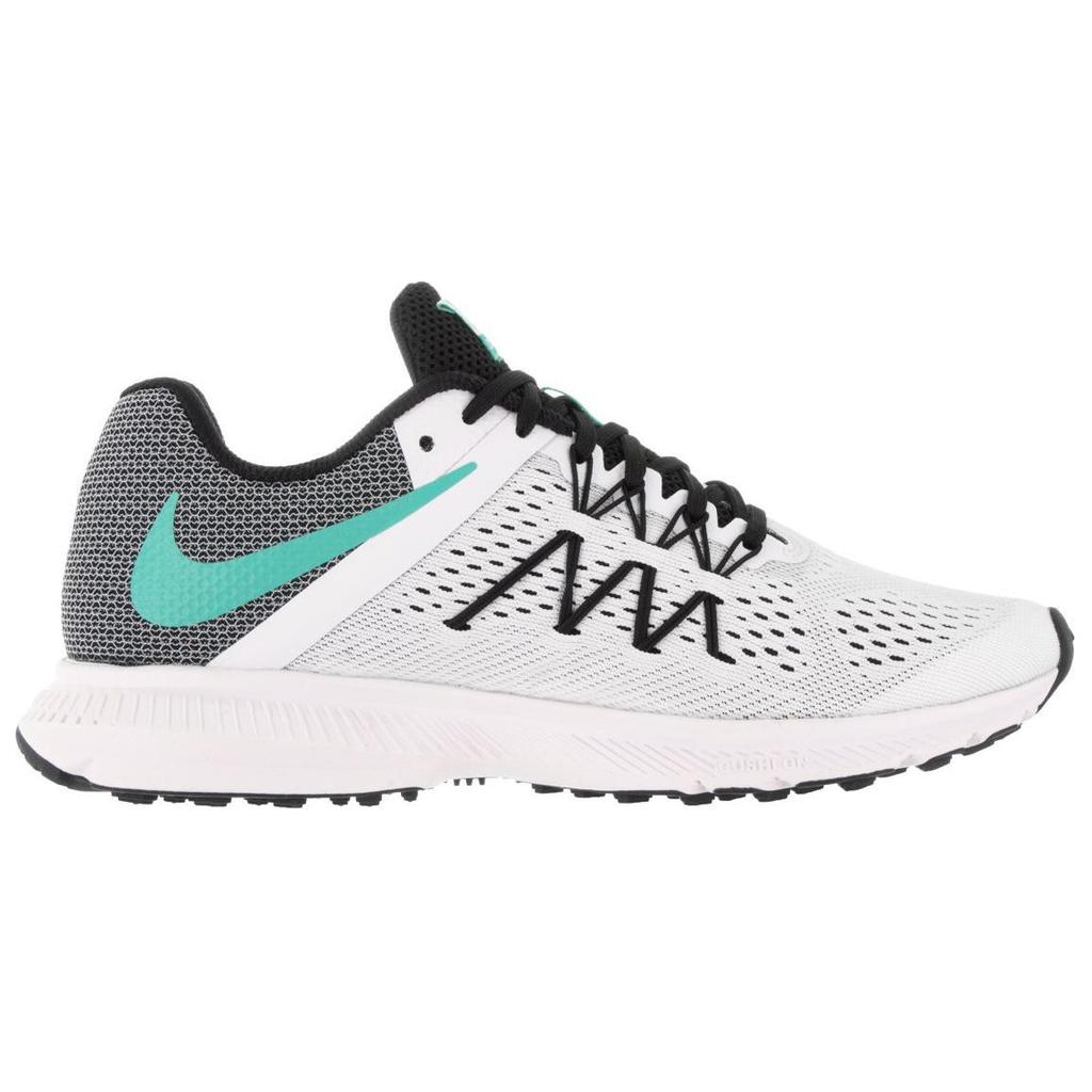 Nike Zoom Winflo 3 Comfortable Versatile Non-Slip Durable Breathable Low-Top Running Shoes Women sneaker White Gray 831562-101
