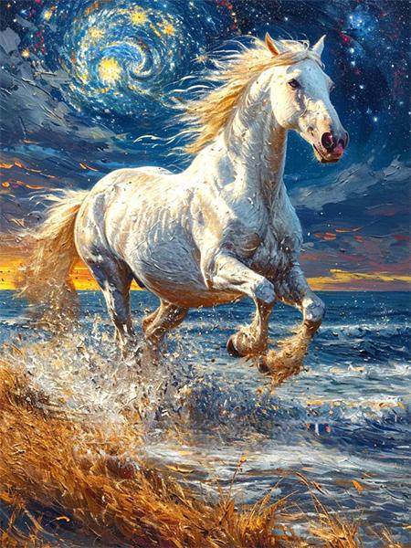 

Набор для алмазной живописи Лошадь Слон Полная квадратная/круглая вышивка Мозаика Животные Фэнтези Домашний декор Full Round 20x30CM