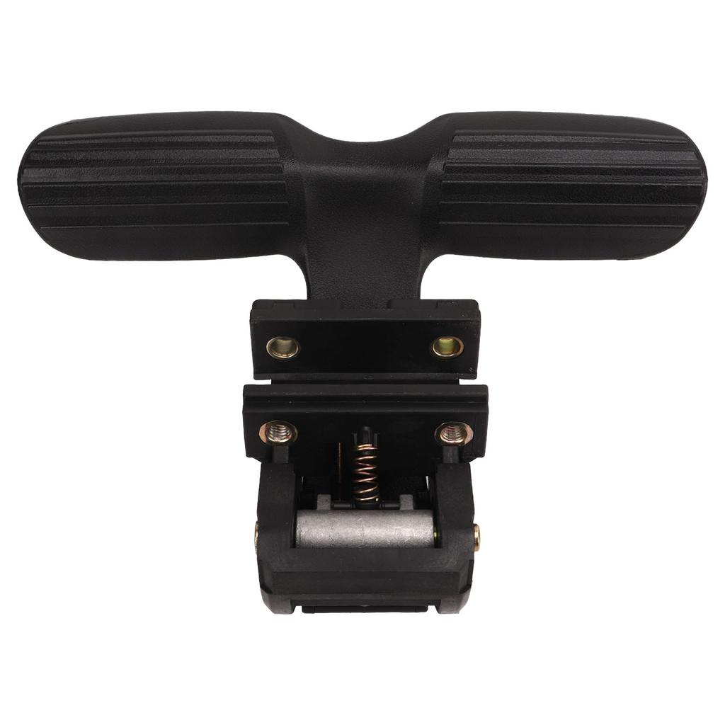 Treaptă Retractabilă pentru Picioare Scaun Spate Negru Flexibil Spătar Scaun Pedală Suport Picioare Rebound Automat pentru Autobuz RV