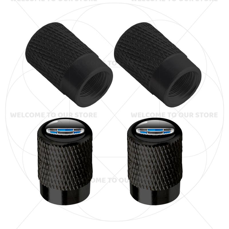 For Geely Auto Emblem Coolray Tugella Monjaro Atlas Pro Okavango 4Pcs Aluminum Car Tire Valve Caps Wheel Stem Air Dust Covers