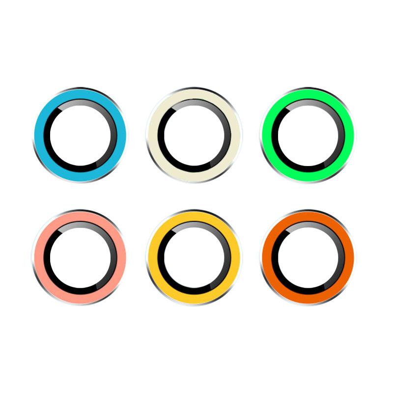 Luminous Camera Lens Protector For Samsung Galaxy A55 A35 A15 5G Protective Ring Glass On Sansung A 55 35 15 Back Lens Film