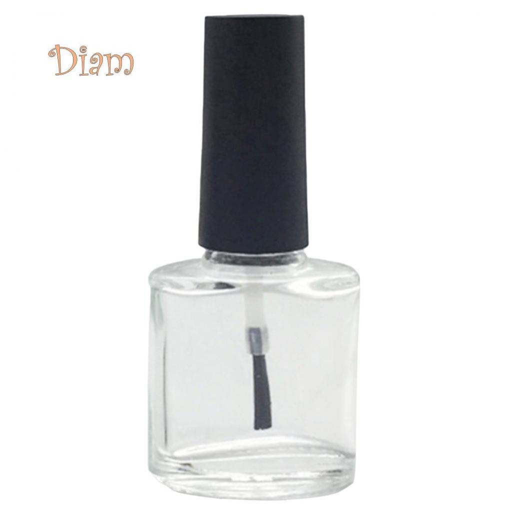CO&LO 10ml Portable Nail Polish Varnish Empty Bottle Make-up Container with Brush