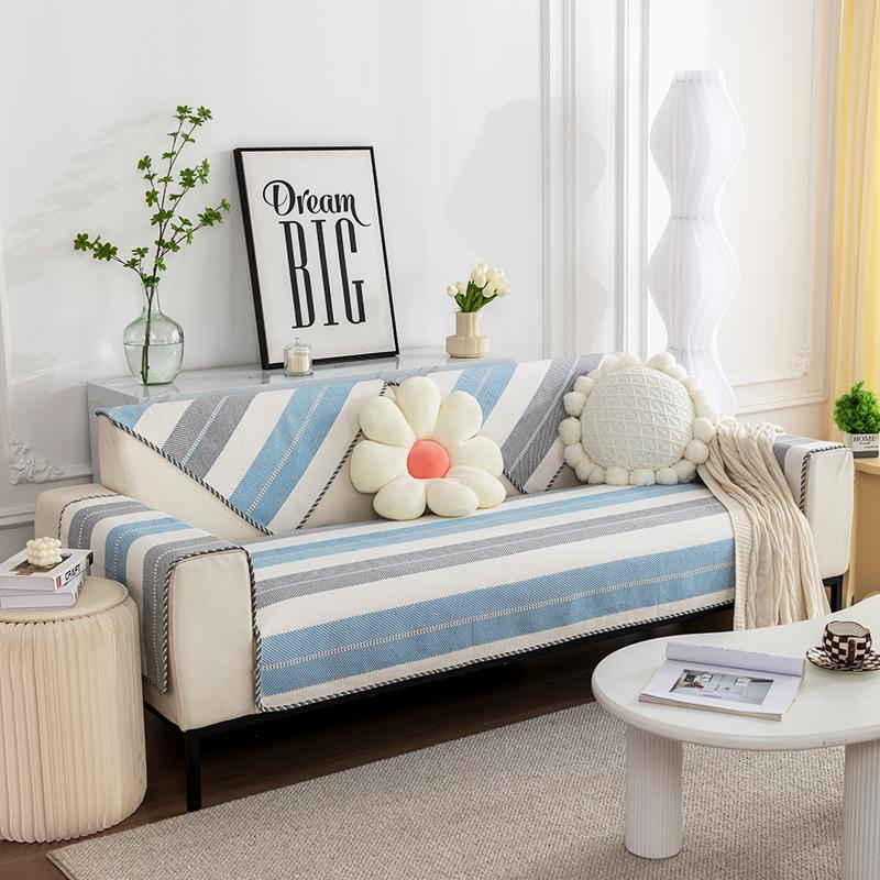 

Подушка для дивана, дышащая подушка для дивана, нескользящая, не выцветающая, чехол из ткани, универсальное полотенце для подлокотника Four Seasons 70*70cm