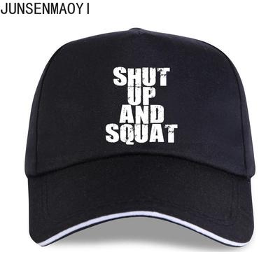 Cállate y ponte en cuclillas Divertido Humor Gorra de béisbol Gimnasio Fitness Entrenamiento Músculo Hombres Mujeres Unisex Gorra Trucker Snapback Sombreros Ajustables