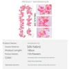 Pink Sakura Artificial Flower Garland 180CM Silk Cherry Blossom New Hanging Vine  Party Decor