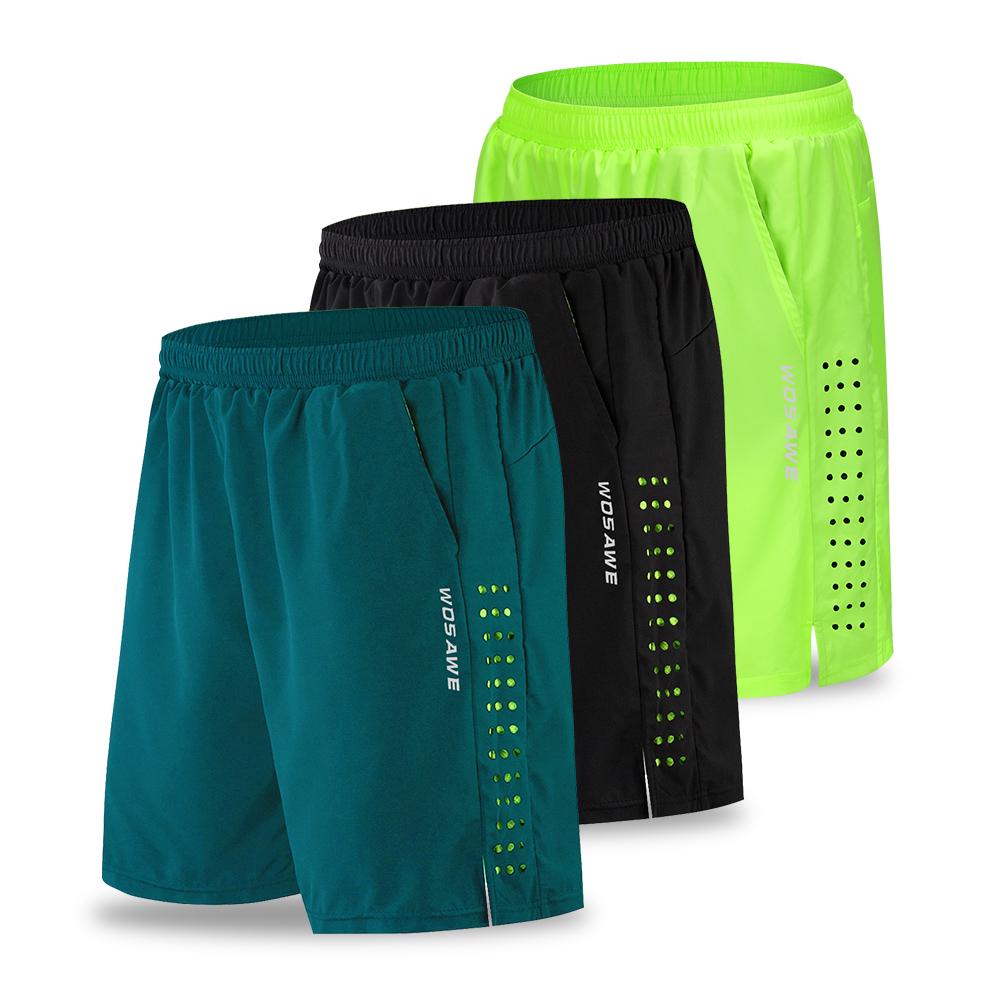 WOSAWE MTB Shorts Quick Dry Breathable Loose Shorts Mountain Bike Men's Shorts 5D Gel Pad Outdoor Running Riding Cycling Pants