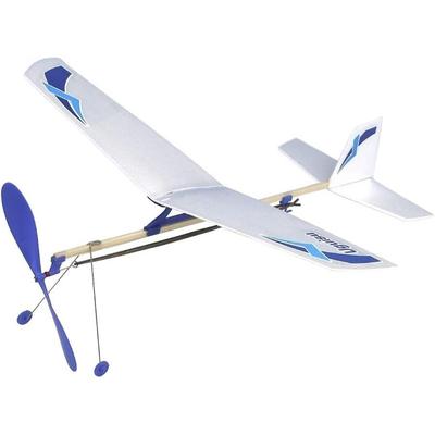 Studio Mido Indoor Plane Nightingale IP-16 - Angular Wing Rubber Powered Kit