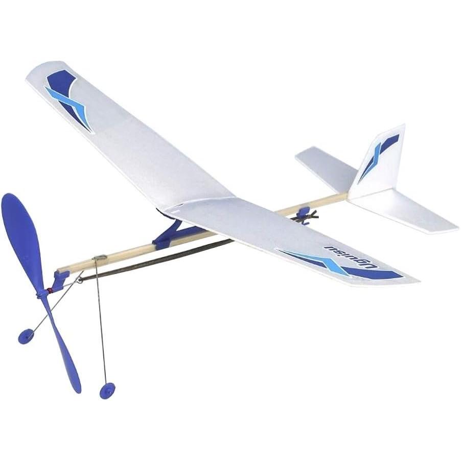 Studio Mido Indoor Plane Nightingale IP-16 - Angular Wing Rubber Powered Kit