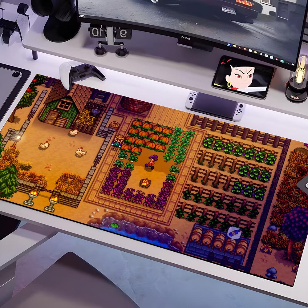 

Stardew Valley Mouse Pad Multiple Sizes Large Square Computer Office Game Table Mats Rubber Anti-slip Mousepads 600x300x2mm