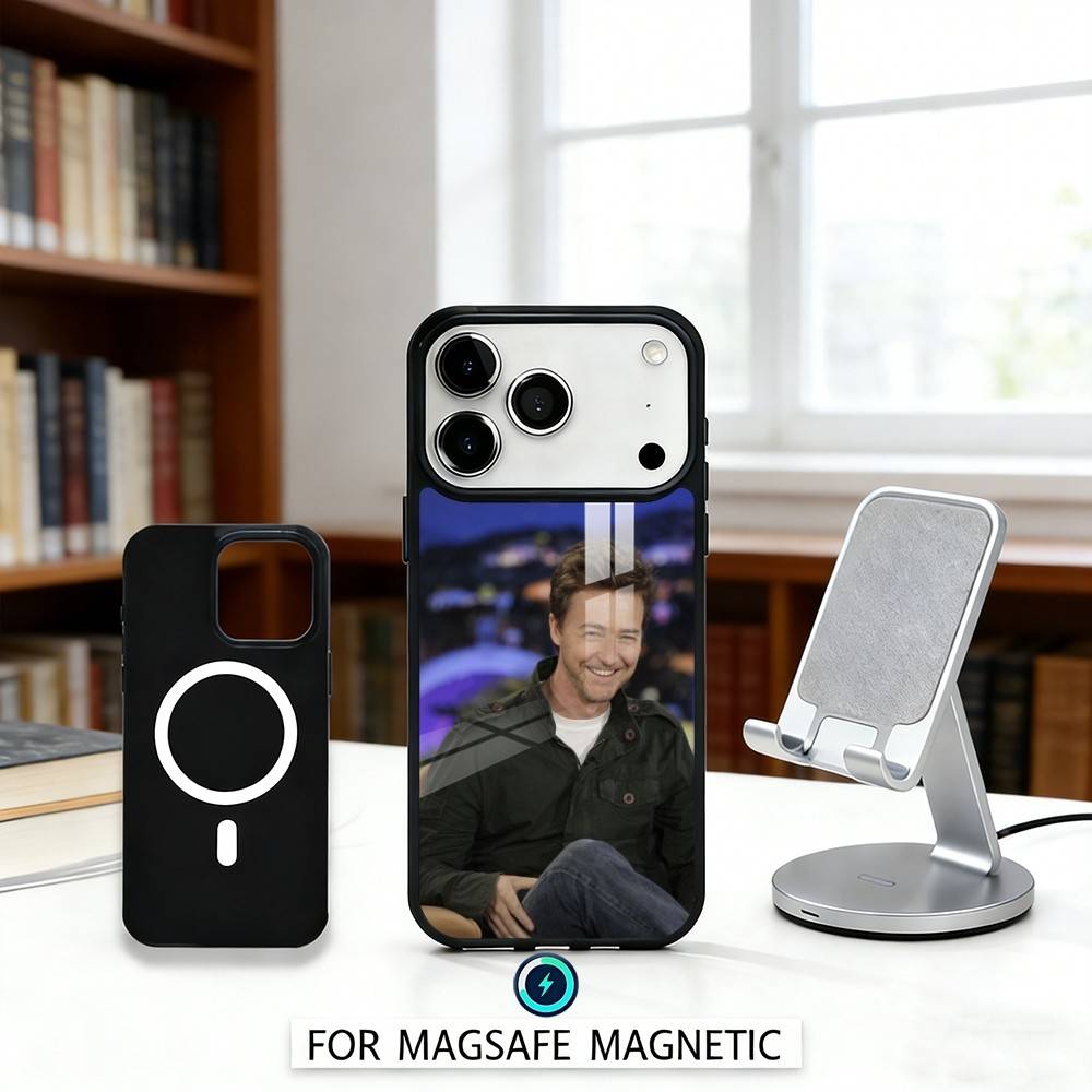 

Edward Norton Acclaimed Actor Phone Case Magnetic For iPhone17 16 15 14 13 12 Pro Max For Magsafe Wireless Charging Cover iPhone14PRO
