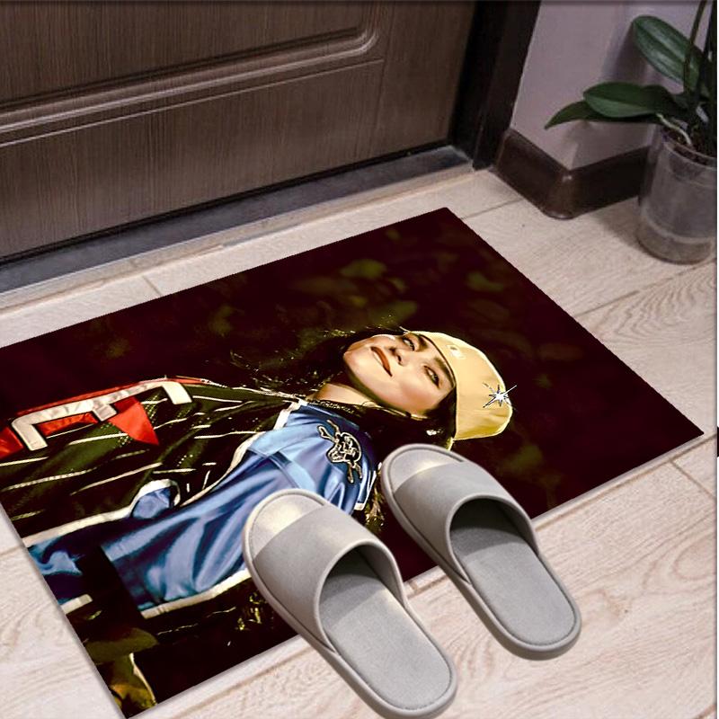 Billie Eilish Pattern Rug, Indoor/Outdoor Mat, for Picnic, Gameroom, Bedroom, Office, Living Room, Home Decor Carpet, Birthday Gift