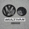 Volkswagen MULTIVAN T6 Grille & Tail Badge Black Logo (2016-2020) Black Warrior Modification