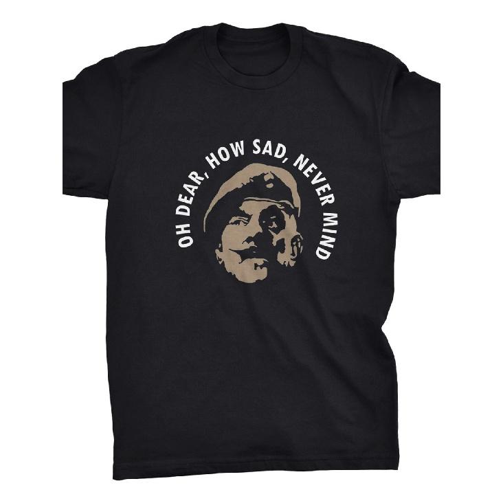 Funny Oh Dear How Sad Never Mind It Aint Half Hot Mum T-Shirt - British Humor Slogan, Casual Round Neck Tee Suitable for Year-Round Wear, Machine S чёрный
