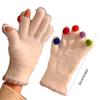 Winter Warm Touchscreens Gloves Faux Furs Texting Gloves Fuzzy Soft Winter Gloves for Outdoor Skiing Cycling Hiking
