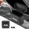 Car Trash Bin Can Auto Dustbin Waste Rubbish Bin Organizer Storage Holder For Jeep JPB Grand Cherokee Wrangler Renegaed Compass AKL1