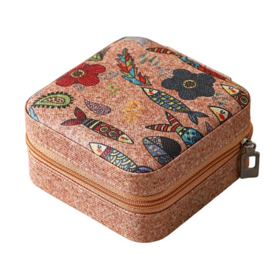 Vintage Jewelry Box, with Soft Interior Organizer, Lightweight Portable Travel Storage Case for Rings Earrings Necklaces