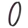 Autumn And Winter Jewelry Simulation Red Corundum Blue Spinel Retro Full Diamond Black Gold Bracelet Women