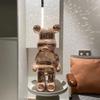 50cm Bärenfigur Harz Disco Spiegel Gewalttätiger Bär Skulptur Zarte Stehende Statue Wohnzimmer Dekoration Exquisites Geschenk