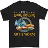 Book Dragon Not Worm Reading Lover T-shirt