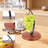 Banana Tree Metal Modern Kitchen Storage Fruit Holder Banana Hook Stand for Home Bedroom Living Room Cabinet Pantry Dining Table