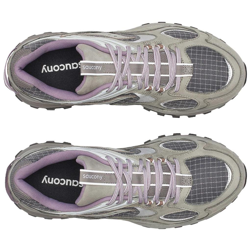 SAUCONY Grid Aura X Classic Comfortable Breathable Support Running Shoes Unisex Running Shoes Gray S70924-2