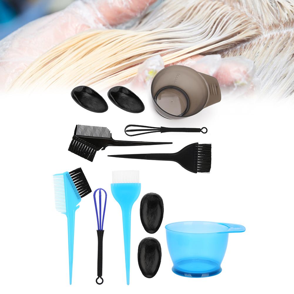 Cepillo para teñir el cabello, tinte para el cabello, tazón para mezclar, herramienta de peinado antideslizante para teñir el cabello