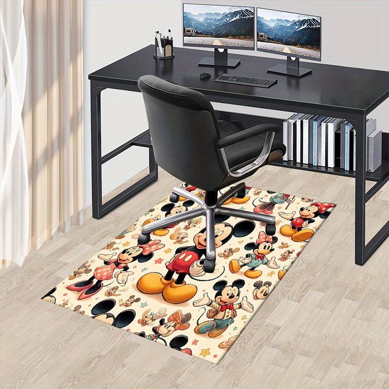 

1pcMickey Mouse and Minnie Mouse Patterned Office Carpet, Desk Mat Rug Gift for Home Decor, Room Decoration, Birthday Present 60cm by 90cm