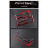 Real Soft Carbon Fiber for Chevrolet Camaro 2010 2011 2012 2013 2014 2015 Car Water Cup Holder Sticker Accessories Interior