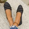 Single Shoe Spring and Summer New One Foot Pedal Flat Pointed Shallow Single Shoe Fashion Comfortable Single Shoe Women