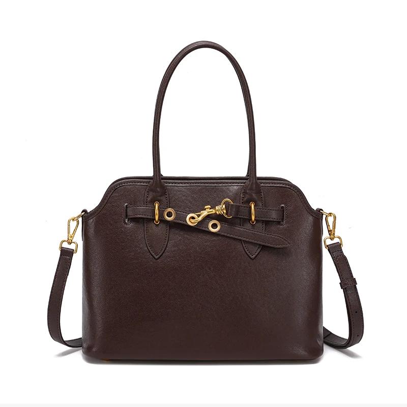 

Женская сумка из натуральной кожи женская сумка через плечо в стиле ретро роскошная дизайнерская сумка через плечо новая