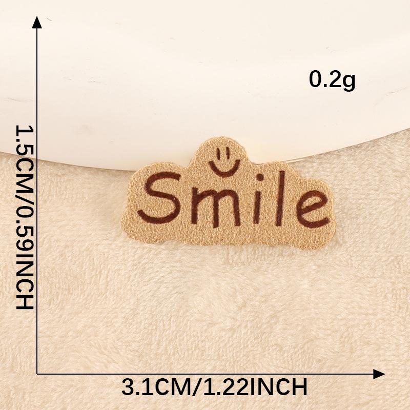 Printed Trademark Clothing Accessories DIY Patch Shoes and Hats Luggage Accessories English Letters Leather Label Cloth Label Cloth Sticker