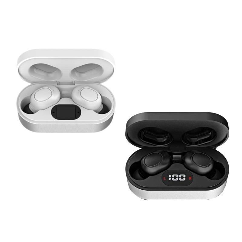 Elderly Voice Amplifier Tws Dual Earbuds Magnetic Charging Bluetooth Earbuds With Noise Cancelling