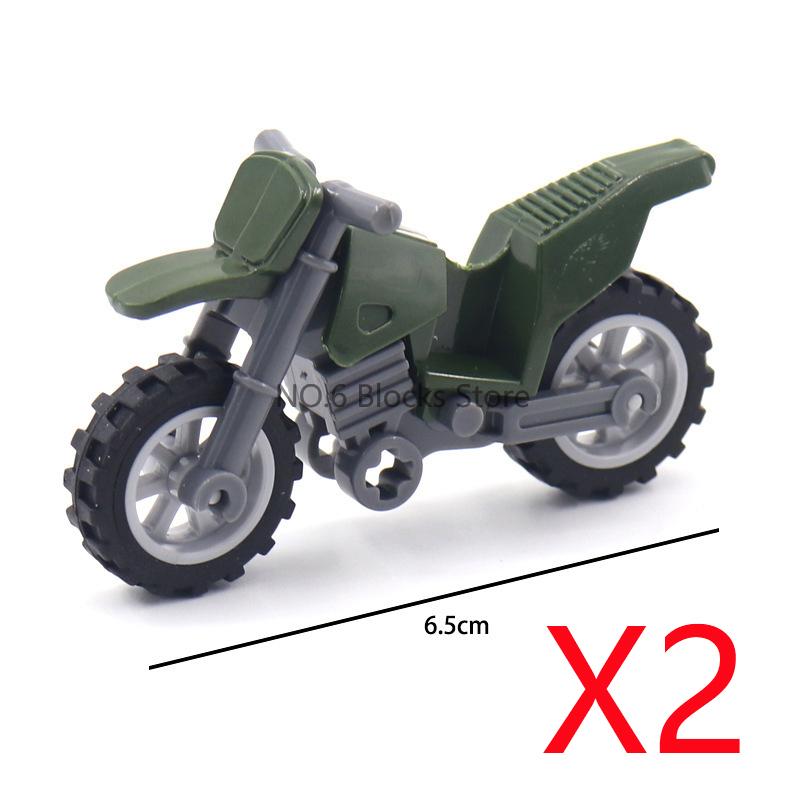 MOC Scena del Carcere Blocchi da Costruzione Accessori Gabbia Scudo della Polizia Motocicletta di Pattuglia Torre di Guardia Manette Mattoncini Giocattolo Fai da Te per Bambini S14