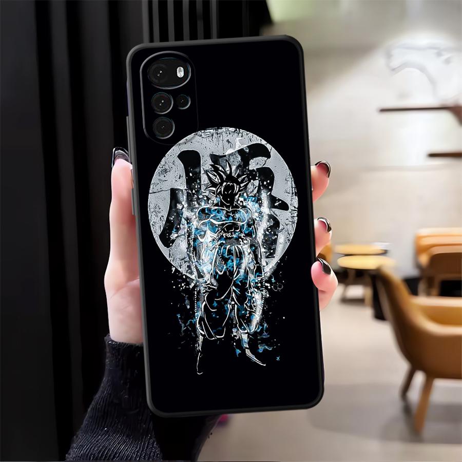 Case for Motorola Moto G51 G73 G53 G30 G22 Edge40 G71 G52 Edge 20 Pro 30 Lite G32 G50 G60s Phone Cover Dragon Ball Anime