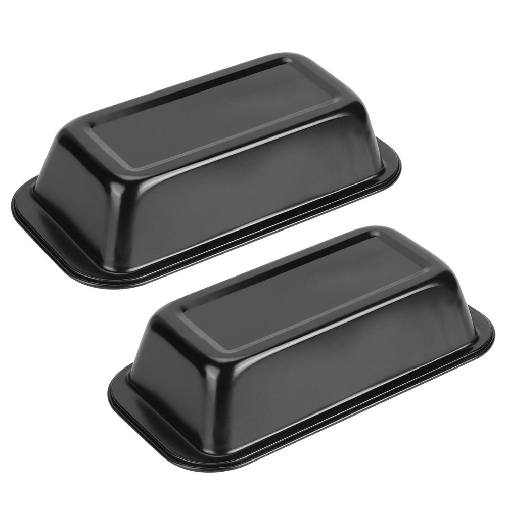 Rectangle Toast Loaf Pan Bread Cake Mold Carbon Steel Nonstick Loaf Pastry Baking MoldsBlack