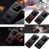 Für Samsung S6 S7 S7edge S6edge Leder Handyhülle mit stoßfester Dual-Fenster Klappabdeckung für Zuhause und Reisen