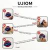 UJIOM Super Cute Hina Blue Archive Mirror Wall Stickers Attractive Personality Bedroom Closets Decal Vinly Bathroom Material