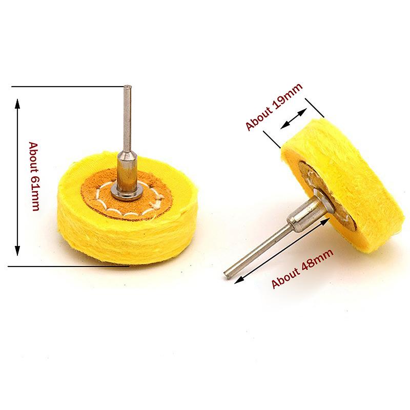 Polishing Wheel Cloth Buffing Wheel Bench Grinder Power Tool Accessories For Gold, Silver Jewelry Mirror Polish Pad