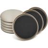 Furniture Sliders, 8 Pcs 3 1/2'' Furniture Sliders Pads for Hardwood Floors, Chair Legs Floors Protectors, Reusable Round Glides Glider, Heavy Duty