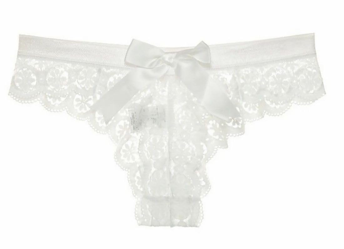 

Plus Nao Plus XL Women s T-Back Panties, Low-Rise Hip-Hugging Panties, Sizes, White,