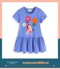 26ª Edizione Estiva: Vestito da Principessa Ricamato per Bambine - Manica Corta
