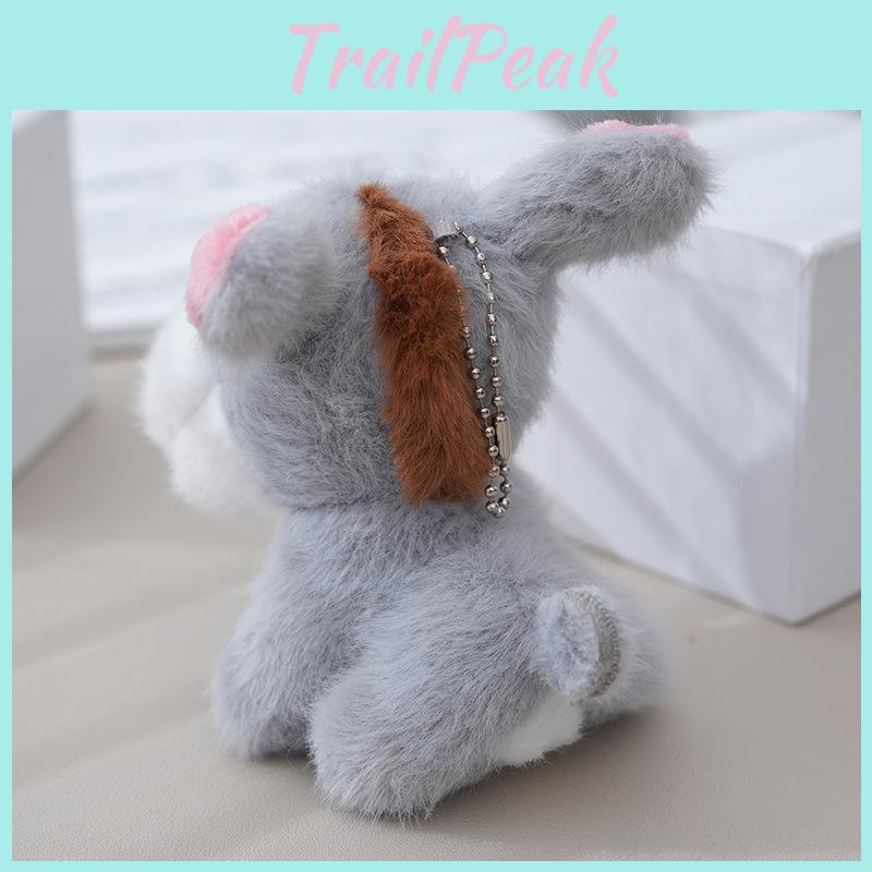 Charming Cartoon Plush Donkey Doll Keychain Custom Company Gift Fluffy Material 12cm