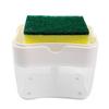 Push Soap Dispenser Plastic Labor Saving Push Down Dish Soap Dispenser for Hand Washing Kitchen Sink